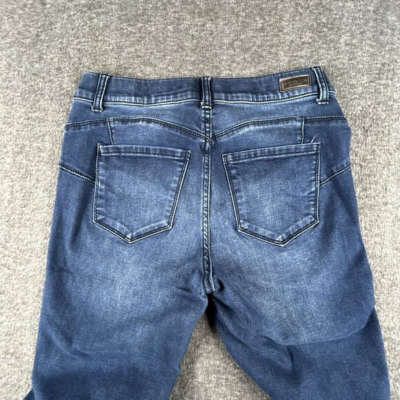 Juicy Couture Pull On Denim Leggings Womens Sz 6 28x29 Skinny Jeggings Mid Rise - Picture 3 of 11